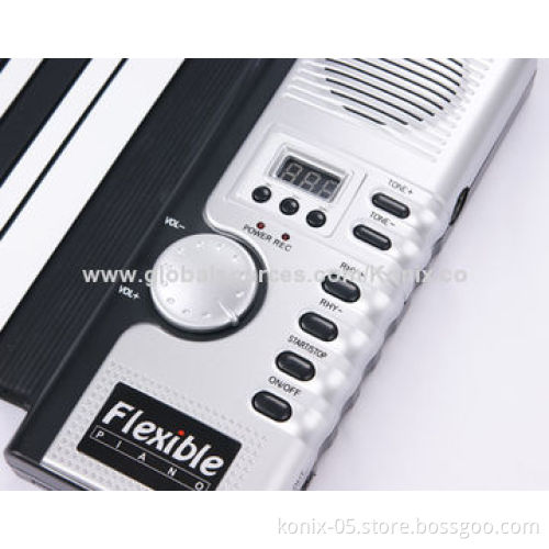 New Digital Electronic 49 Standard Keys Soft Roll-up Keyboard Piano, Good Gift for Children's